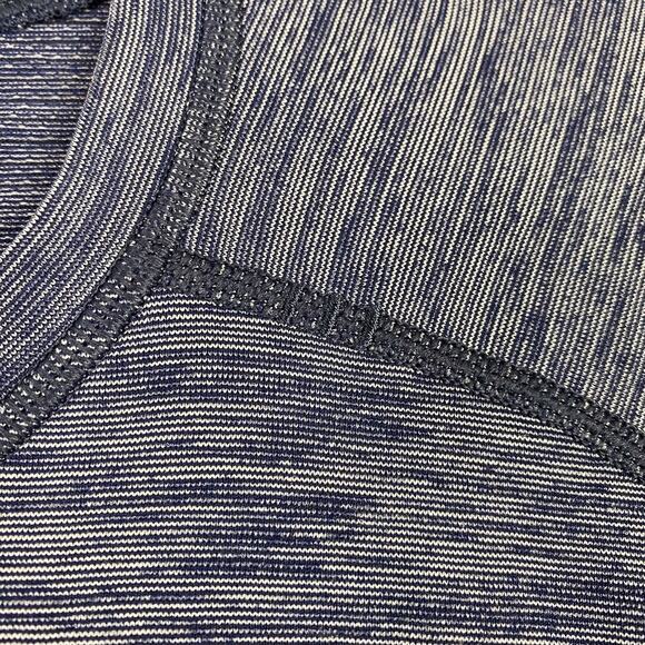 Lululemon Shirt Mens M Deep Navy White Metal Vent Tech Long Sleeve - Picture 3 of 8